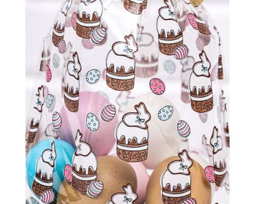 Пакет подарочный "Куличи 2", 20 х 35 см, 25 мкм