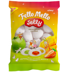 Жевательный зефир "Маршмеллоу" "Fello Mello" яблоко, манго, клубника 55г.