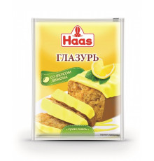 Глазурь со вкусом лимона ТМ "Haas" 75г.
