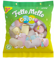 Жевательный зефир "Маршмеллоу" Fello Mello COLORS 85г.