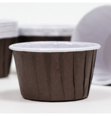 Капсулы с бортиком коричневые 50*40 мм 10шт