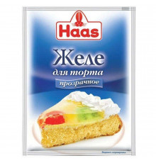 Желе для торта бесцветное Haas 110г.