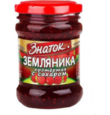 Ягода земляника протертая "Знаток" 0,280 гр.