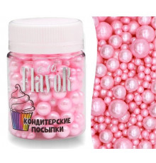 Посыпка Mr.FlavoR "Микс шарики перламутровые нежно- розовые", 50 гр