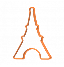 Вырубка для пряника "Эйфелева башня" 12 см