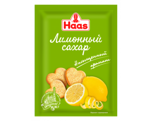 Сахар лимонный Haas 12 г.