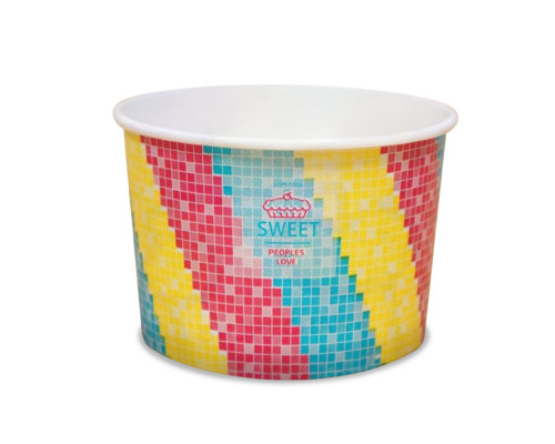 Чаша для мороженного 250мл, мозайка Sweet