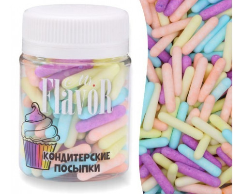 Посыпка Mr.FlavoR "Палочки пастельные цветные", 45 гр