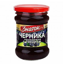 Ягода черника протертая "Знаток" 0,280 гр.