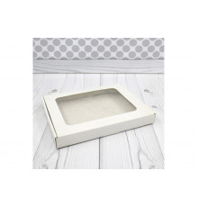 Коробочка для конфет и пряников 13*13*3 с окном