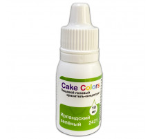 Пищевой краситель водорастворимый "Ирландский зелёный" "Cake Colors" 10 мл