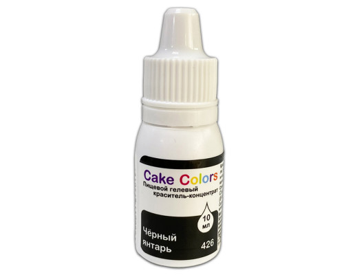 Пищевой краситель водорастворимый "Черный янтарь" "Cake Colors" 10 мл