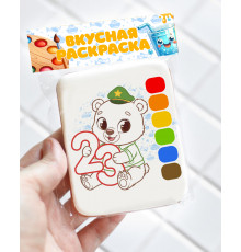 Пряник раскраска 23 февраля (В5)