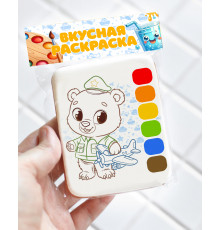 Пряник раскраска 23 февраля (В9)